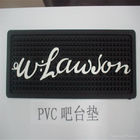 custom logo /words silicone /soft pcv bar mat /coaster