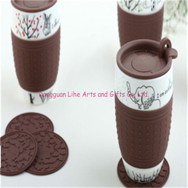 Chocolate color cup cover/ bowl cover for cool boy